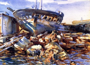 Flotsam and Jetsam John Singer Sargent acuarela Pinturas al óleo